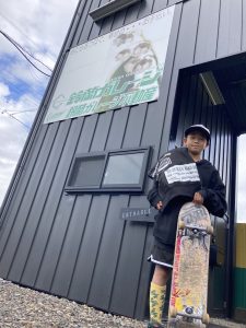 スポンサー契約 旭川skater 鈴蘭ガレージ